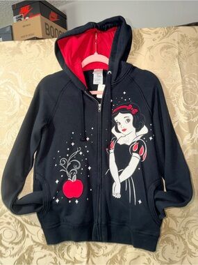 Disney Black & Red Snow White Zip Hoodie